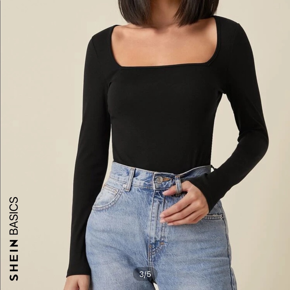Square Neck Top - Picture 3 of 5